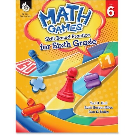 Shell Education Teacher Created Materials Teaching Aid, Math Games, Grade 6 SHL51293
